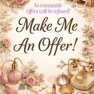 See something you like? Make me an offer!